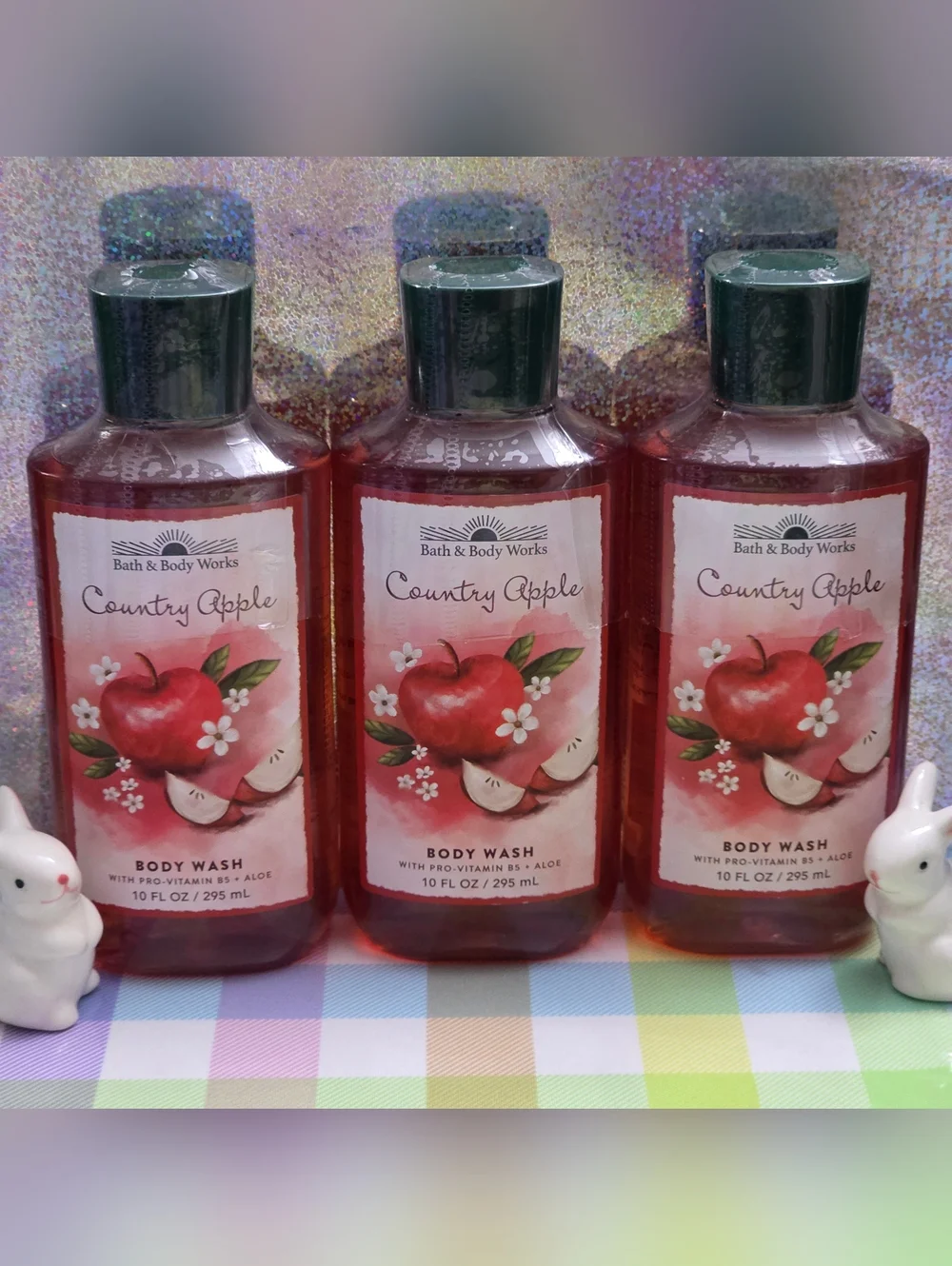Bath & Body Works Country Apple Body Wash Set of 3 New RARE Iconic 90s Nostalgia
